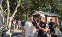 Alanya'da kaldırımda motosiklet sürenlere af yok!