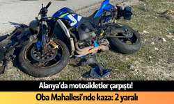 Alanya’da motosikletler çarpıştı! Yaralılar var