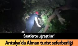 Saatlerce uğraştılar! Antalya'da Alman turist seferberliği