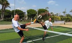 Alanya'da Geleneksel Futnet Ayak Tenisi Turnuvası başlıyor