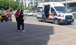 Manavgat'ta feci kaza: Saniyelerle kurtuldu
