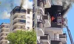 Adana'da 12'nci kattaki dairede yangın paniği! Alevler kısa sürede söndürüldü