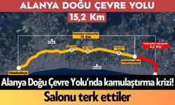 Alanya Doğu Çevre Yolu’nda kamulaştırma krizi! Salonu terk ettiler