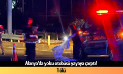 Alanya'da yolcu otobüsü yayaya çarptı! 1 ölü