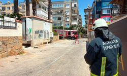 Alanya'nın en kalabalık mahallesinde trafodan alevler yükseldi
