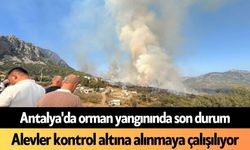 Antalya'da orman yangınında son durum
