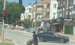 Antalya'da tehlikeli sürüş kaza getirdi