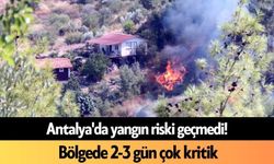 Antalya'da yangın riski geçmedi! Bölgede 2-3 gün çok kritik
