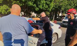Antalya'da zincirleme kazada aracın kapısı göçtü, içinden çıkamadı