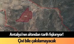 Antalya'nın altından tarih fışkırıyor! Çivi bile çakılamayacak