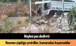 Resmen çöplüğe çevirdiler
