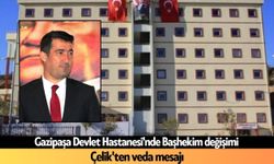 Gazipaşa Devlet Hastanesi'nde Başhekim değişimi: Çelik'ten veda mesajı