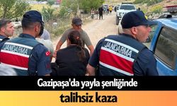 Gazipaşa'da yayla şenliğinde talihsiz kaza