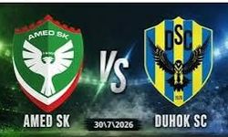 İLK YARI SONUCU l Amedspor 2-0 Duhok SC GOLLERİ İZLE