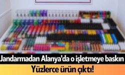 Jandarmadan Alanya'da o işletmeye baskın