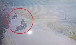 Manavgat’ta iki motosiklet böyle çarpıştı