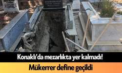 Konaklı’da mezarlıkta yer kalmadı! Mükerrer define geçildi
