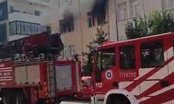 Personel lojmanında yangın çıktı