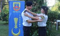 Antalya’da Jandarma çiftine çifte mutluluk