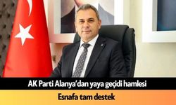 AK Parti Alanya’dan yaya geçidi hamlesi: Esnafa tam destek