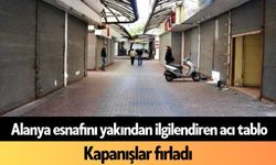 Alanya esnafını yakından ilgilendiren acı tablo