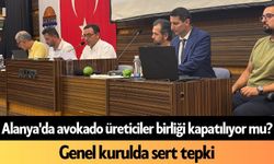 Alanya'da avokado üreticiler birliği kapatılıyor mu? Genel kurulda sert tepki