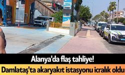 Alanya'da flaş tahliye! Damlataş'ta akaryakıt istasyonu icralık oldu