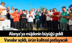 Alanya’ya müjdenin büyüğü geldi: Vanalar açıldı