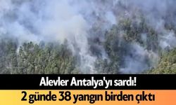 Alevler Antalya'yı sardı! 2 günde 38 yangın birden çıktı