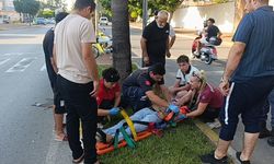 Antalya'da kaza sonrası ilginç anlar