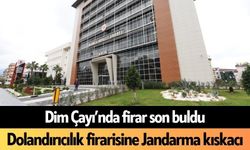 20 yaşındaki dolandırıcının firarı Dim Çayı’nda son buldu