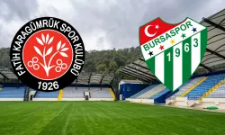 Fatih Karagümrük-Bursaspor maçı hangi kanalda? CANLI İZLE