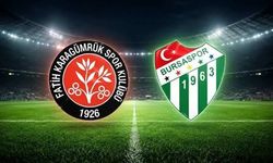 Fatih Karagümrük-Bursaspor maçının ilk 11'i belli oldu