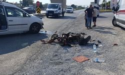 Manavgat-Antalya yolunda elektrikli bisiklet kazası