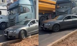 Mersin-Antalya yolunda tırın camını kırdı, cezası ağır oldu
