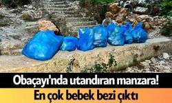 Obaçayı'nda utandıran manzara! En çok bebek bezi çıktı