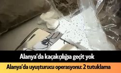 Alanya’da uyuşturucu operasyonu: 2 tutuklama