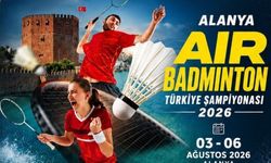 Alanya'da Air Badminton Şampiyonası Başladı
