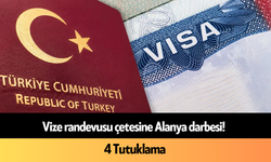 Vize randevusu çetesine Alanya darbesi! 4 tutuklama