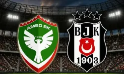 Amedspor-Beşiktaş maçının ilk 11'leri belli oldu