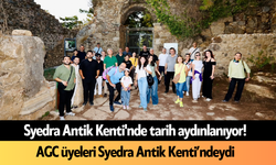 Syedra Antik Kenti'nde tarih aydınlanıyor! AGC üyeleri Syedra Antik Kenti’ndeydi