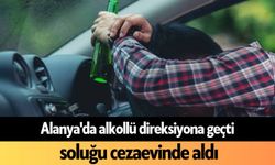 Alanya'da alkollü direksiyona geçti, soluğu cezaevinde aldı