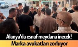 Alanya'da esnaf meydana inecek! Marka avukatları zorluyor