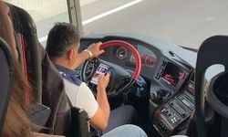 Ankara-Antalya seferi yapan yolcu otobüsünde şok görüntüler