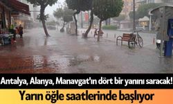 Antalya, Alanya, Manavgat'ın dört bir yanını saracak! Yarın öğle saatlerinde başlıyor