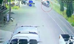 Antalya'da kamyonun önünde yeni aldığı motorla metrelerce sürüklendi! VİDEO İZLE