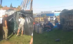 Antalya’da tur minibüsü devrildi: 17 yaralı