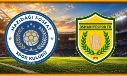 Mazıdağı Fosfat Spor-AYOS Osmaniyespor FK maçı hangi kanalda? CANLI İZLE