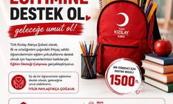 Kızılay Alanya’dan eğitim desteği