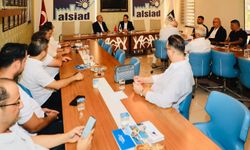 Kaymakam Öztürk’e ALSİAD’dan şeref üyesi plaketi
